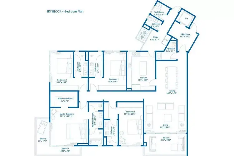 flats in Embassy One Residences