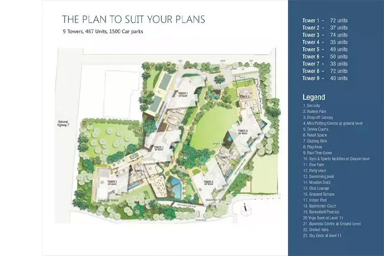 flats in Embassy One Residences