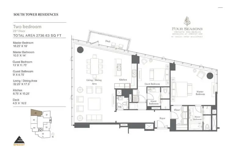 flats in Embassy One Residences