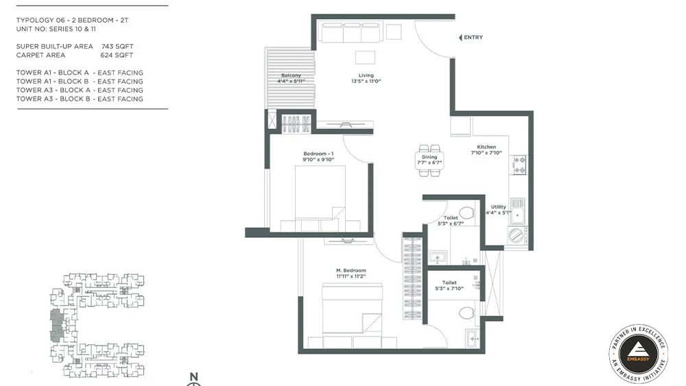embassy verde layouts